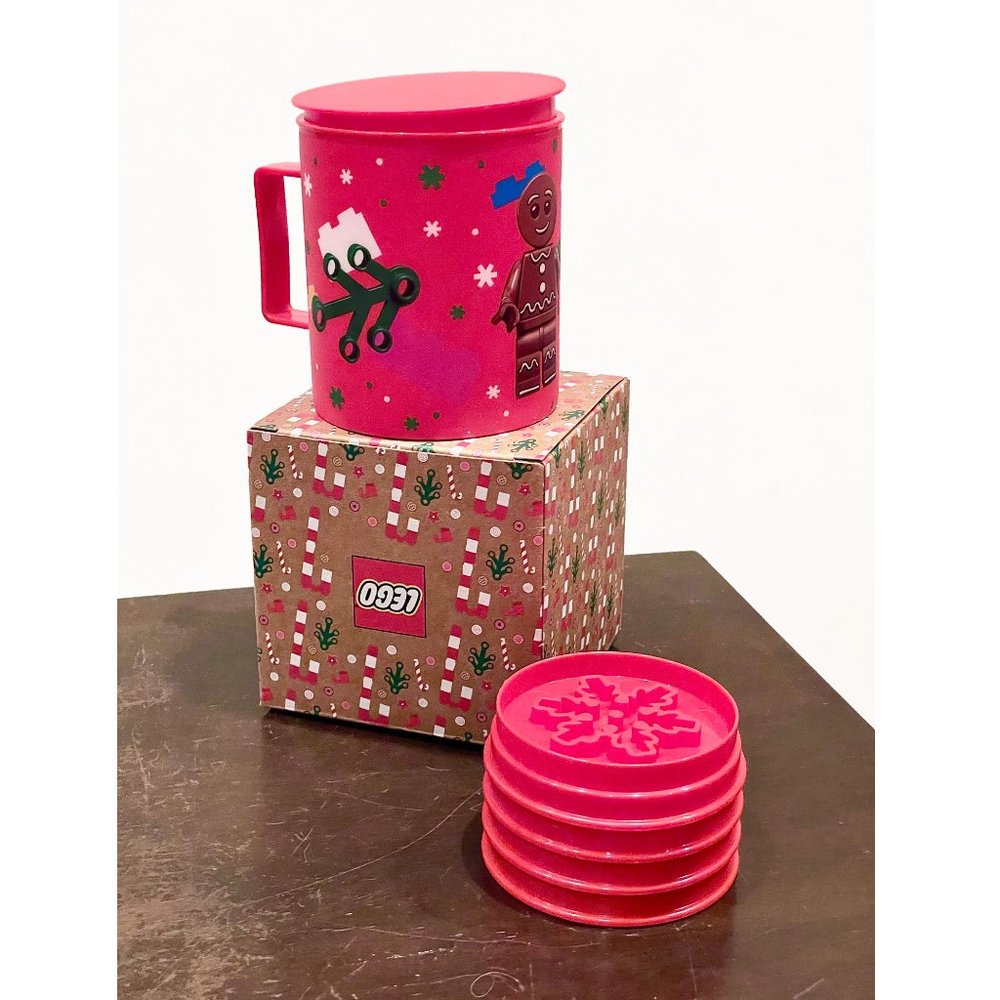 LEGO 5008259 Holiday Mug & Stamper Cookie Set IN HAND New & Sealed